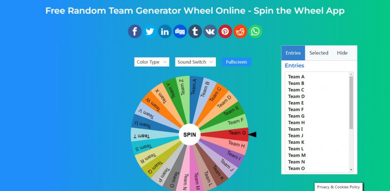 Champions League Team 2022  Spin the Wheel - Random Picker